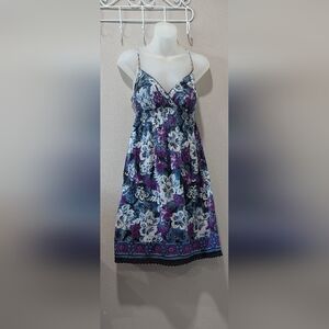 Derek Heart 100% cotton sun dress LG